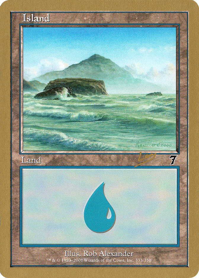 Island (333) (Raphael Levy) [World Championship Decks 2002] | Devastation Store