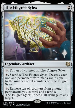 The Filigree Sylex (Promo Pack) [Phyrexia: All Will Be One Promos] | Devastation Store