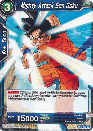 Mighty Attack Son Goku (BT2-038) [Union Force] | Devastation Store