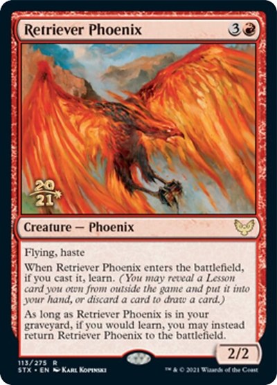 Retriever Phoenix [Strixhaven: School of Mages Prerelease Promos] | Devastation Store