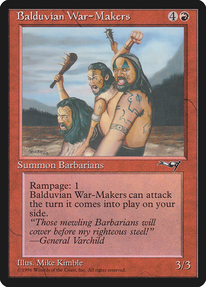 Balduvian War-Makers (Treeline Background) [Alliances] - Devastation Store | Devastation Store