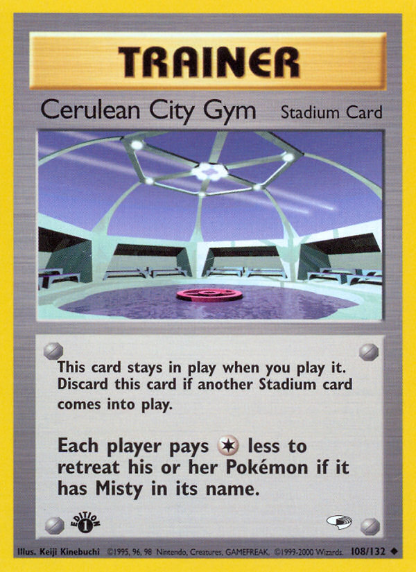 Cerulean City Gym (108/132) [Gym Heroes 1st Edition] | Devastation Store