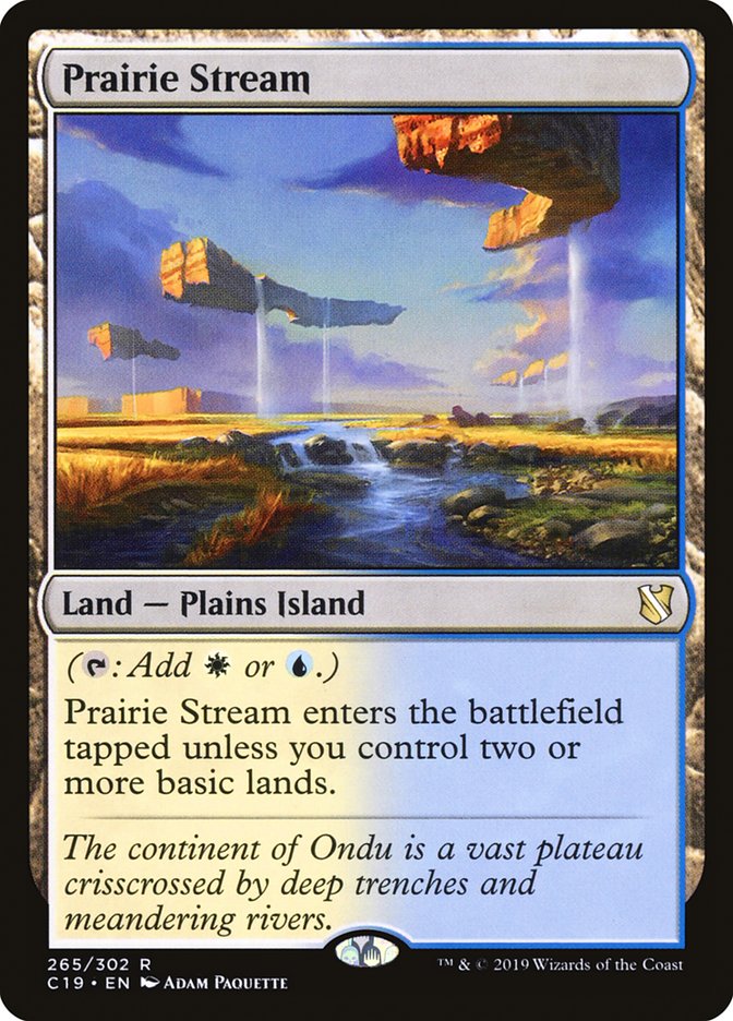 Prairie Stream [Commander 2019] | Devastation Store