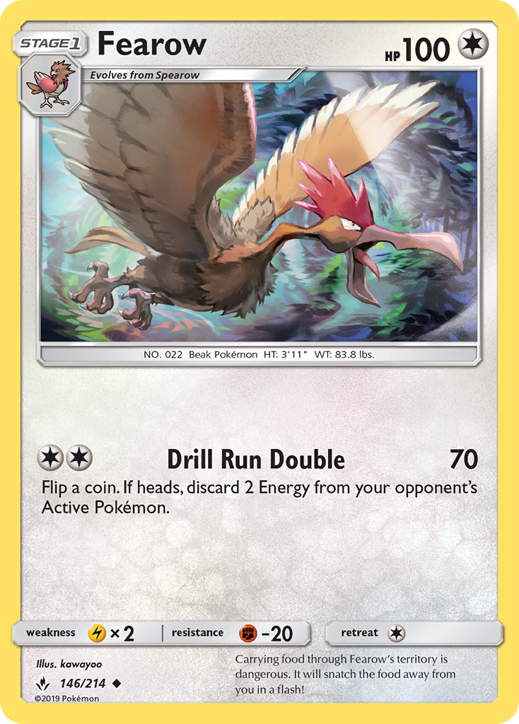 Fearow (146/214) [Sun & Moon: Unbroken Bonds] | Devastation Store