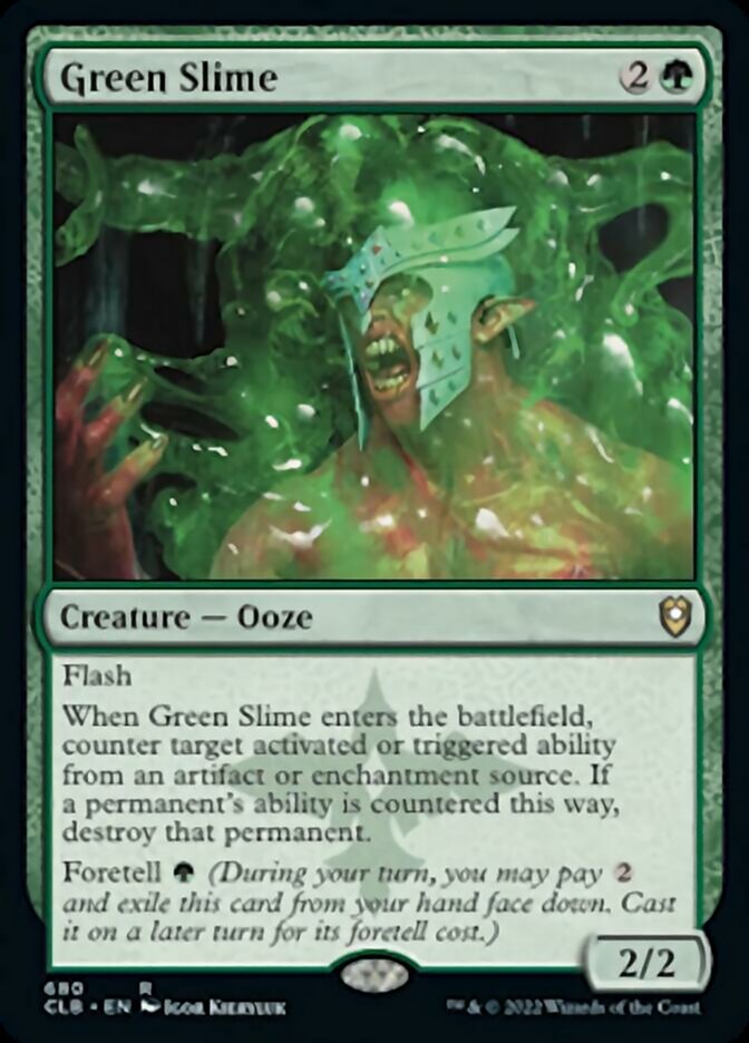 Green Slime [Commander Legends: Battle for Baldur's Gate] | Devastation Store