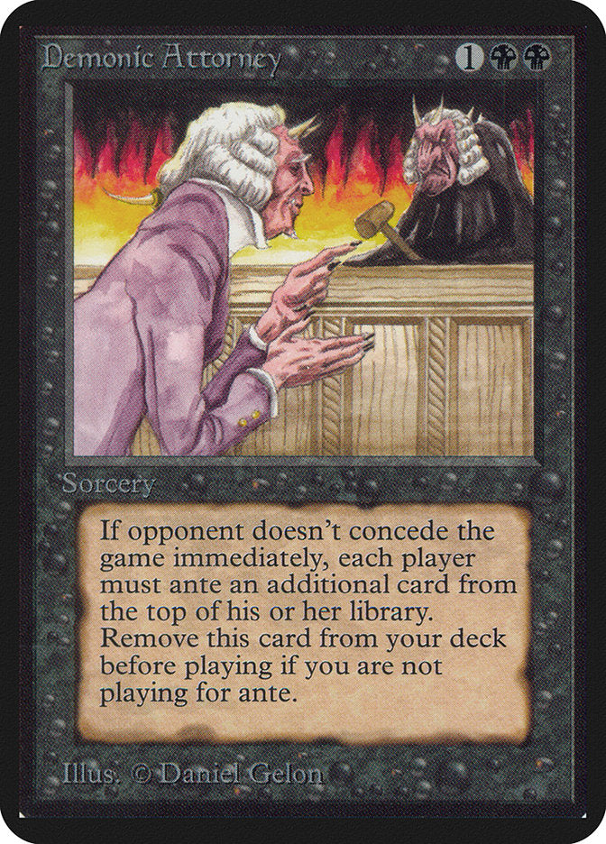 Demonic Attorney [Limited Edition Alpha] | Devastation Store