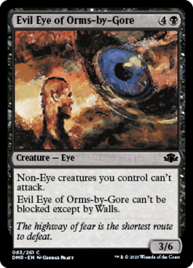 Evil Eye of Orms-by-Gore [Dominaria Remastered] | Devastation Store