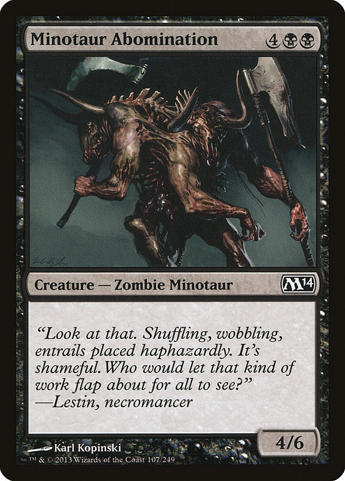 Minotaur Abomination [Magic 2014] | Devastation Store