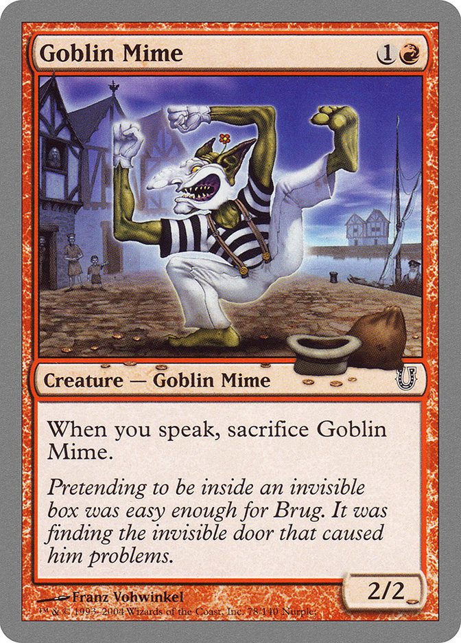 Goblin Mime [Unhinged] - Devastation Store | Devastation Store