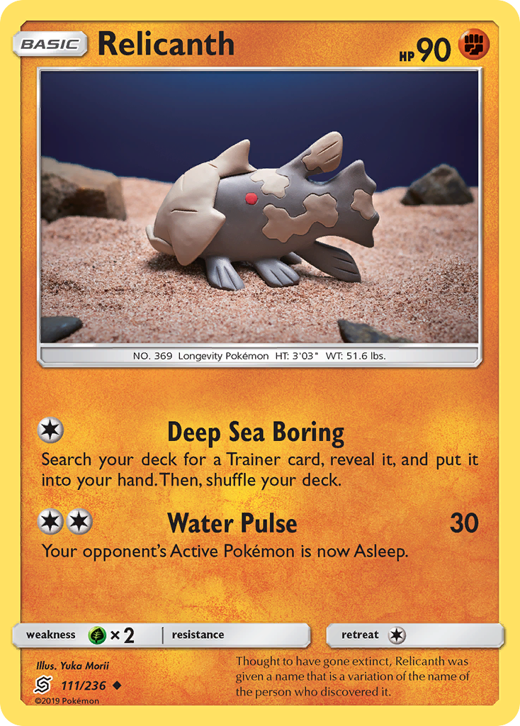 Relicanth (111/236) [Sun & Moon: Unified Minds] | Devastation Store