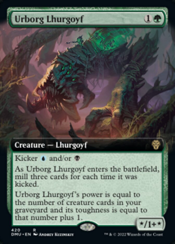 Urborg Lhurgoyf (Extended Art) [Dominaria United] | Devastation Store
