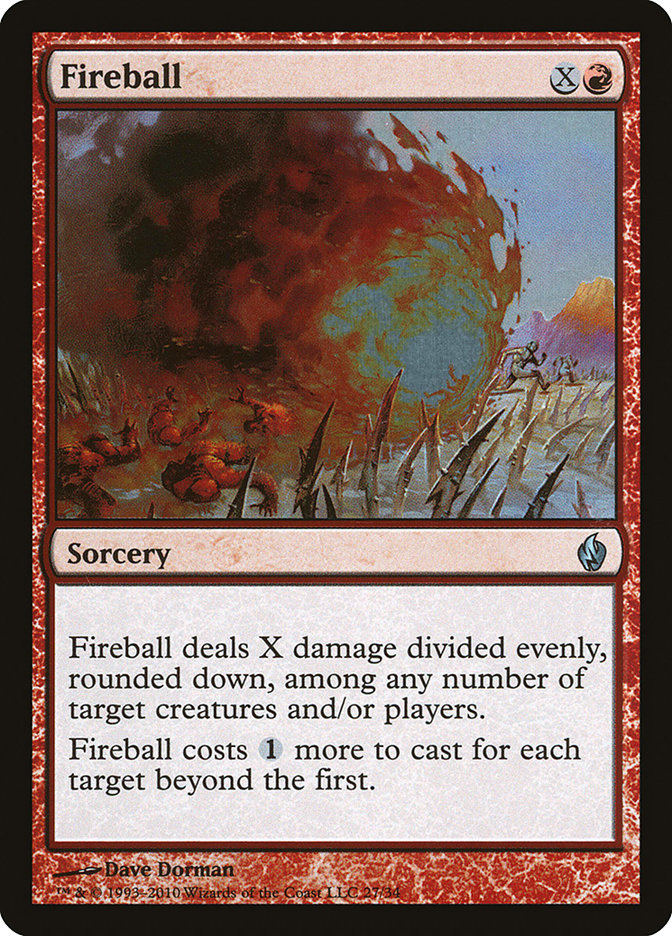 Fireball [Premium Deck Series: Fire and Lightning] | Devastation Store