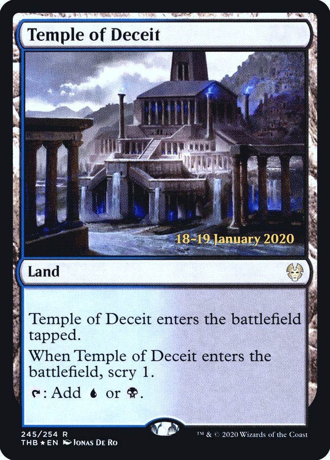 Temple of Deceit [Theros Beyond Death Prerelease Promos] | Devastation Store
