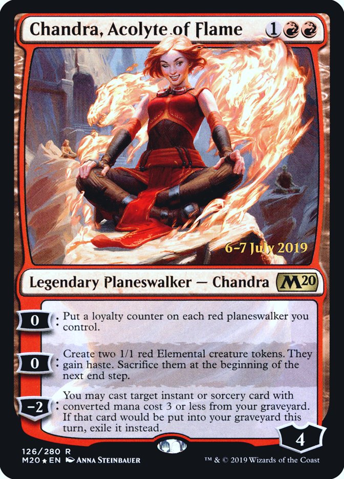 Chandra, Acolyte of Flame  [Core Set 2020 Prerelease Promos] | Devastation Store