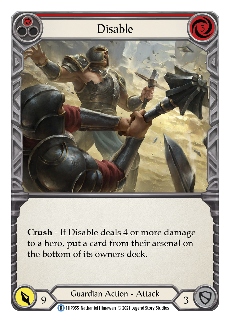 Disable (Red) [1HP055] | Devastation Store