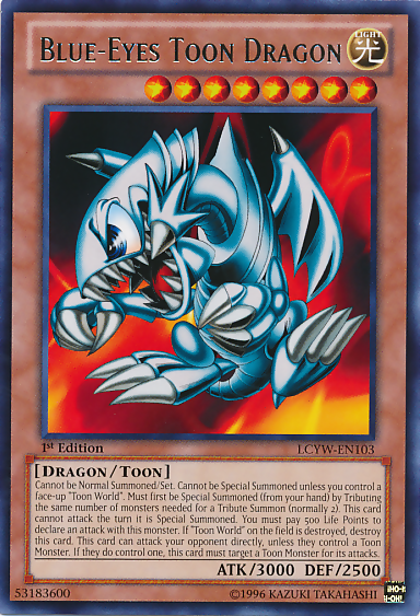 Blue-Eyes Toon Dragon [LCYW-EN103] Rare | Devastation Store