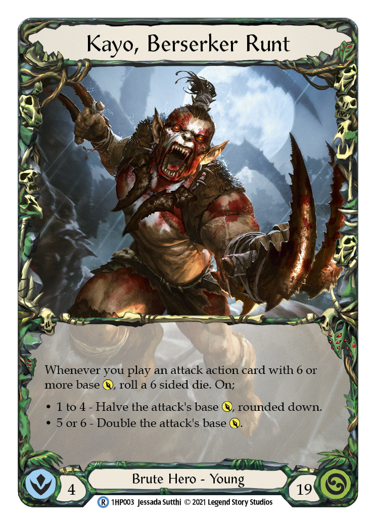 Kayo, Berserker Runt [1HP003] | Devastation Store