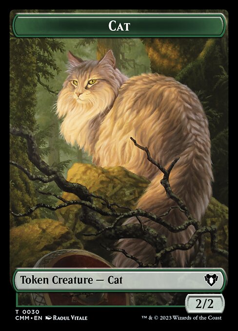 The Monarch // Cat (0030) Double-Sided Token [Commander Masters Tokens] | Devastation Store