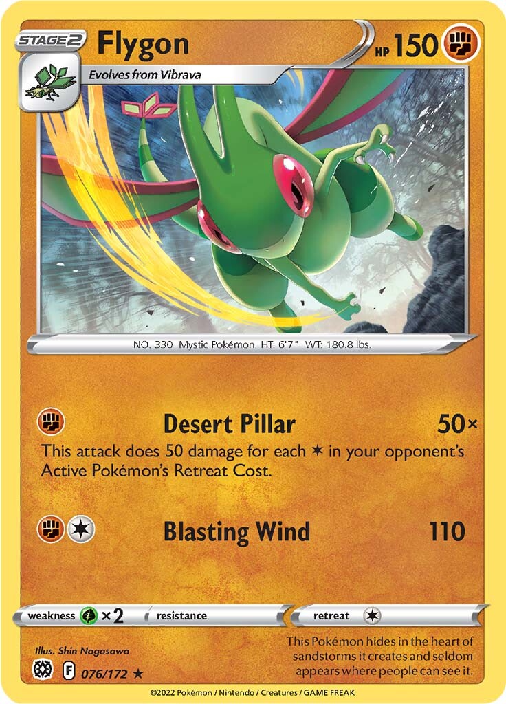 Flygon (076/172) [Sword & Shield: Brilliant Stars] | Devastation Store