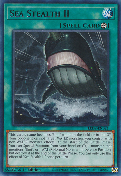 Sea Stealth II [LED9-EN021] Rare | Devastation Store