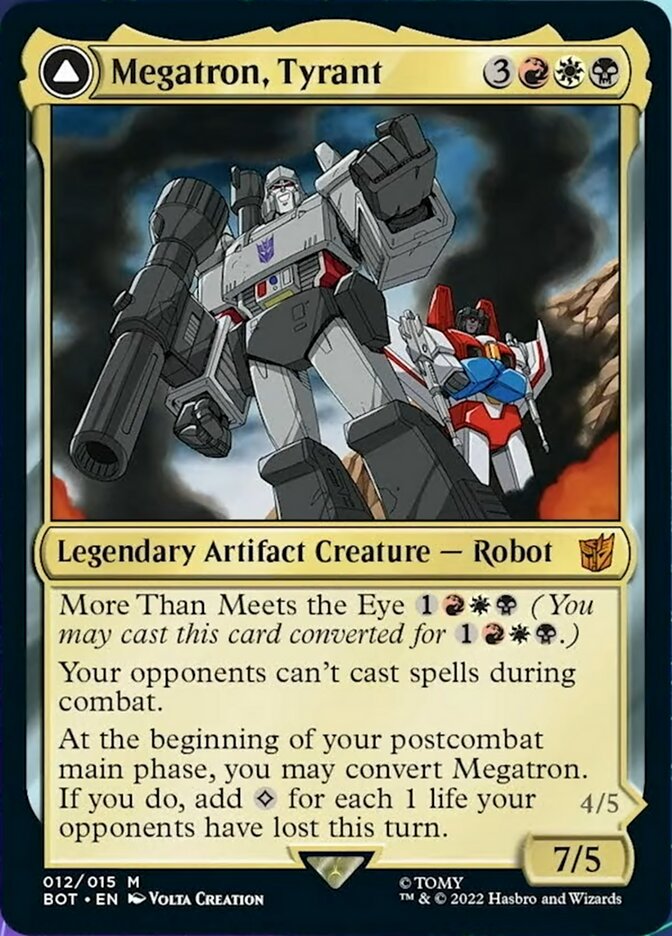 Megatron, Tyrant // Megatron, Destructive Force [Transformers] | Devastation Store