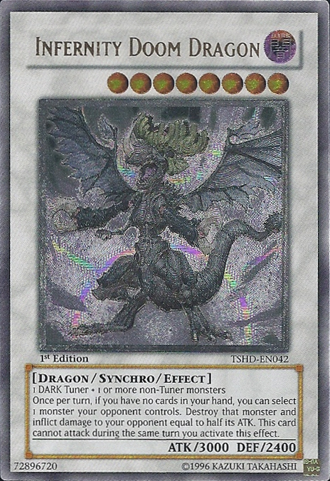 Infernity Doom Dragon [TSHD-EN042] Ultimate Rare | Devastation Store