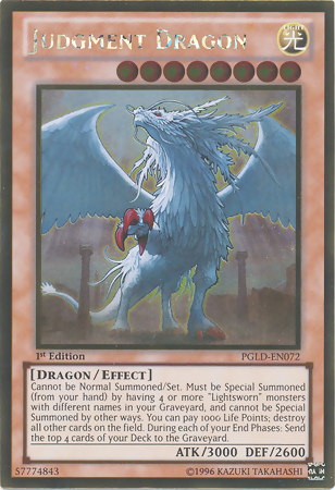 Judgment Dragon [PGLD-EN072] Gold Rare | Devastation Store