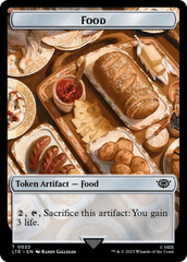 Ballistic Boulder // Food (0022) Double-Sided Token (Surge Foil) [The Lord of the Rings: Tales of Middle-Earth Tokens] | Devastation Store