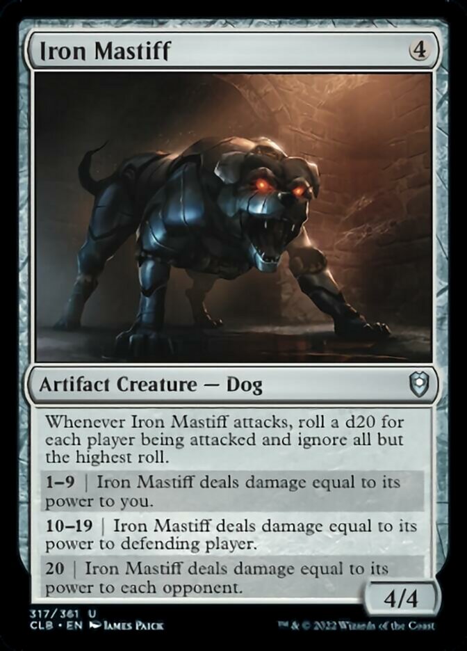 Iron Mastiff [Commander Legends: Battle for Baldur's Gate] | Devastation Store