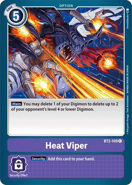Heat Viper [BT2-109] [Release Special Booster Ver.1.0] | Devastation Store