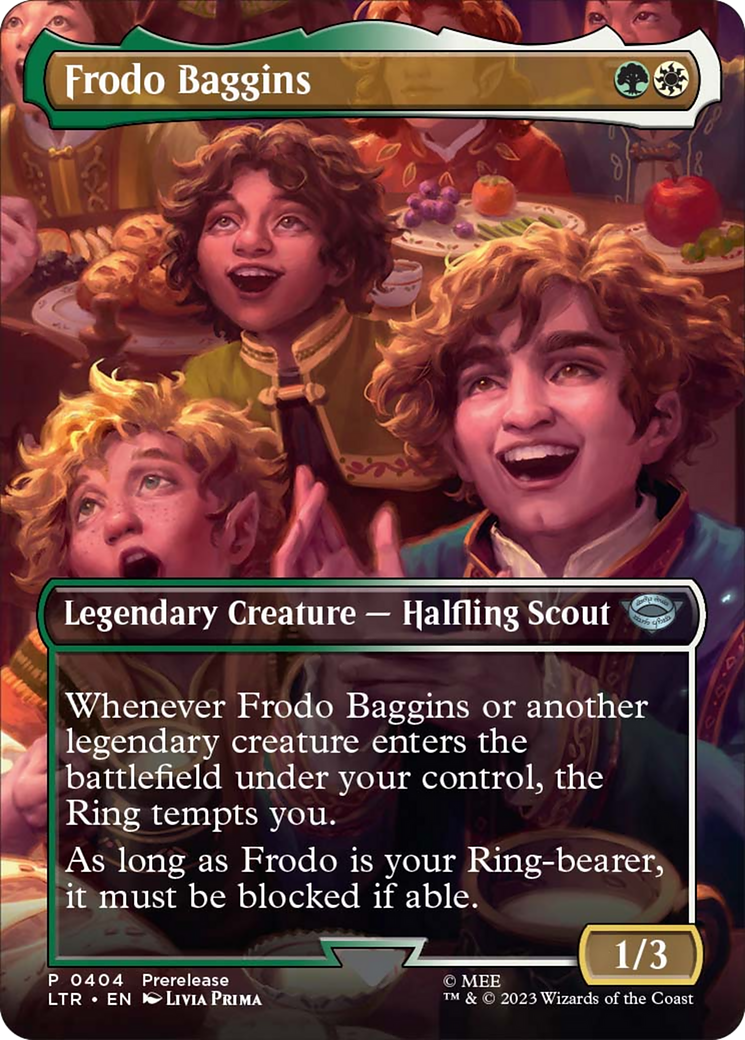 Frodo Baggins (Borderless Alternate Art) [The Lord of the Rings: Tales of Middle-Earth] | Devastation Store