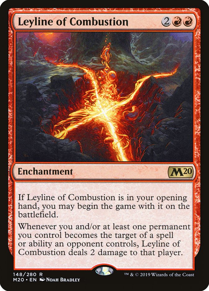 Leyline of Combustion [Core Set 2020] | Devastation Store