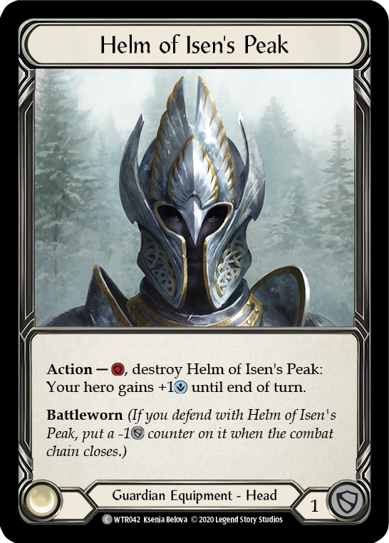 Helm of Isen's Peak [WTR042] Unlimited Edition Rainbow Foil - Devastation Store | Devastation Store
