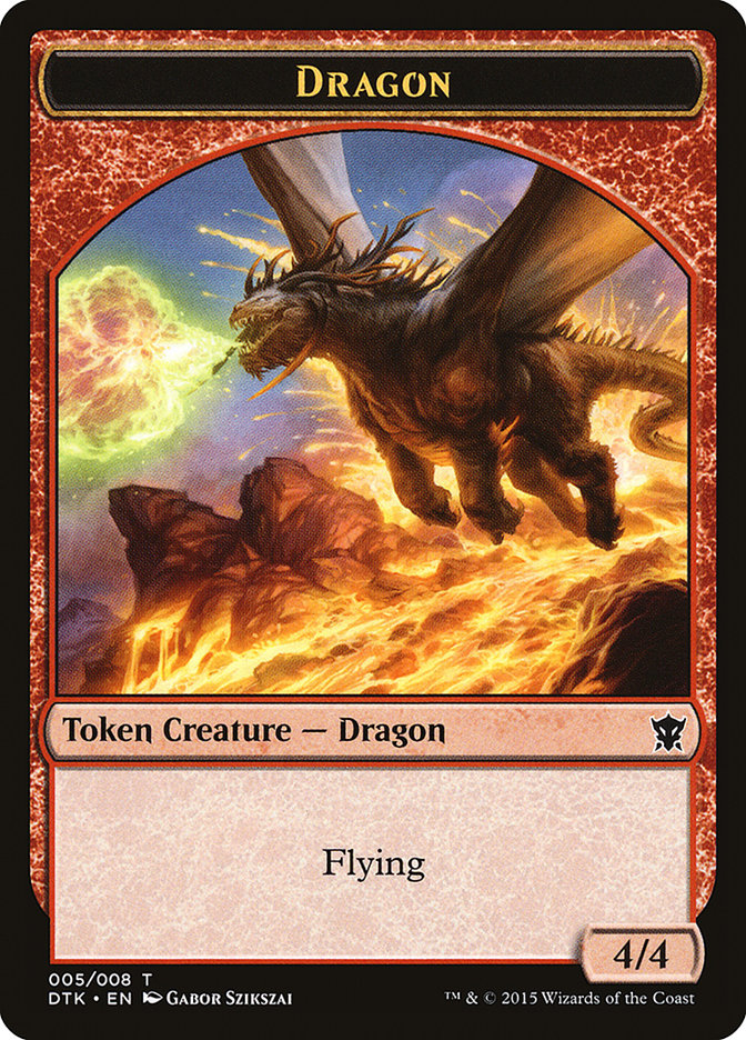 Dragon [Dragons of Tarkir Tokens] - Devastation Store | Devastation Store