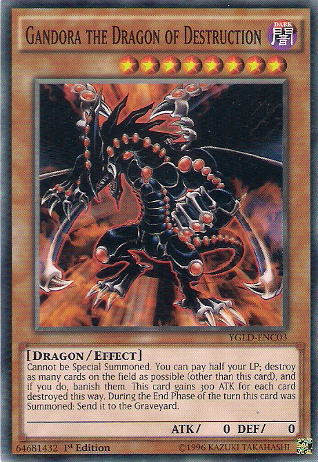 Gandora the Dragon of Destruction [YGLD-ENC03] Common | Devastation Store