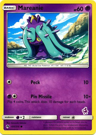 Mareanie (105/214) (Mewtwo Deck) [Battle Academy 2020] | Devastation Store