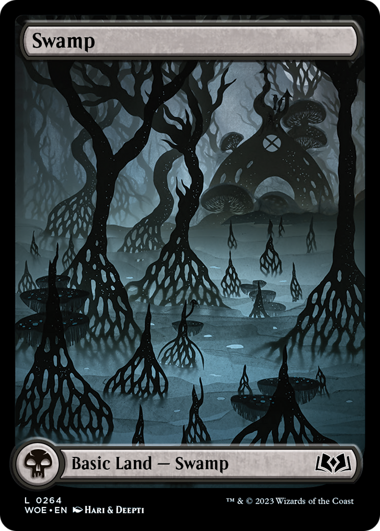 Swamp (264) (Full-Art) [Wilds of Eldraine] | Devastation Store