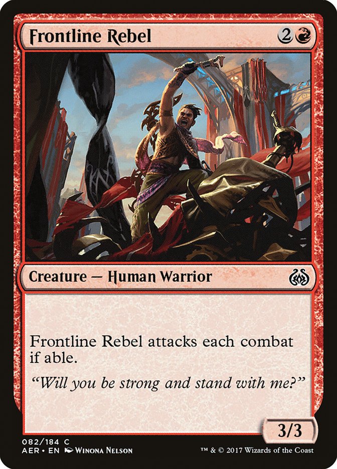 Frontline Rebel [Aether Revolt] | Devastation Store
