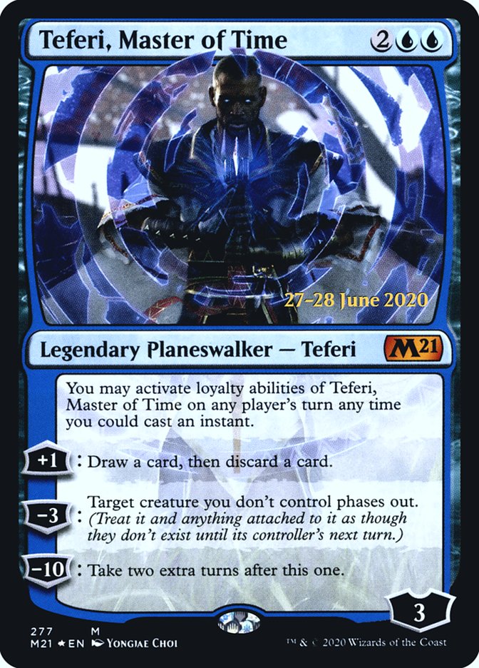 Teferi, Master of Time [Core Set 2021 Prerelease Promos] | Devastation Store