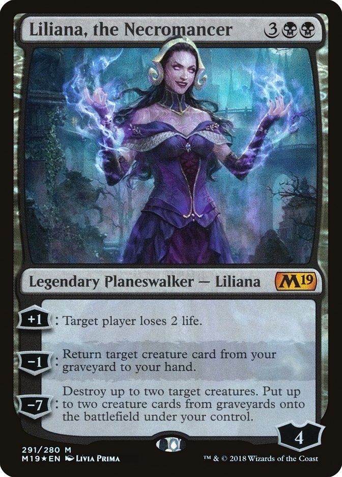Liliana, the Necromancer [Core Set 2019] - Devastation Store | Devastation Store