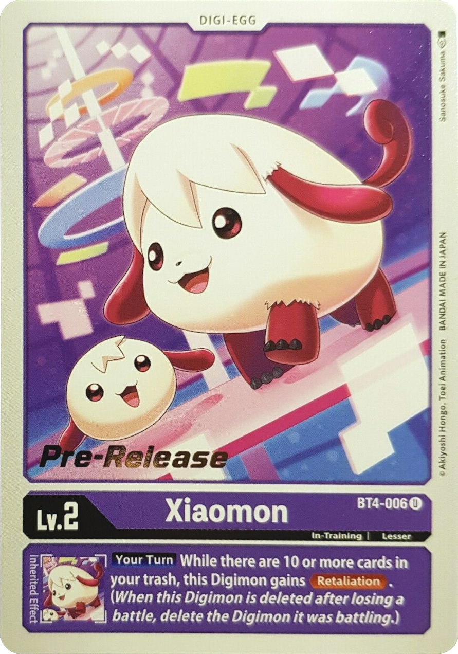Xiaomon [BT4-006] [Great Legend Pre-Release Promos] | Devastation Store