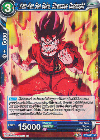 Kaio-Ken Son Goku, Strenuous Onslaught [BT8-025] | Devastation Store