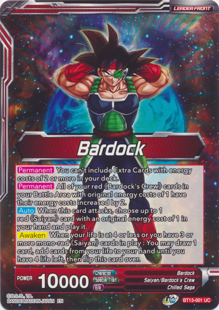 Bardock // SS Bardock, the Legend Awakened (BT13-001) [Supreme Rivalry Prerelease Promos] | Devastation Store