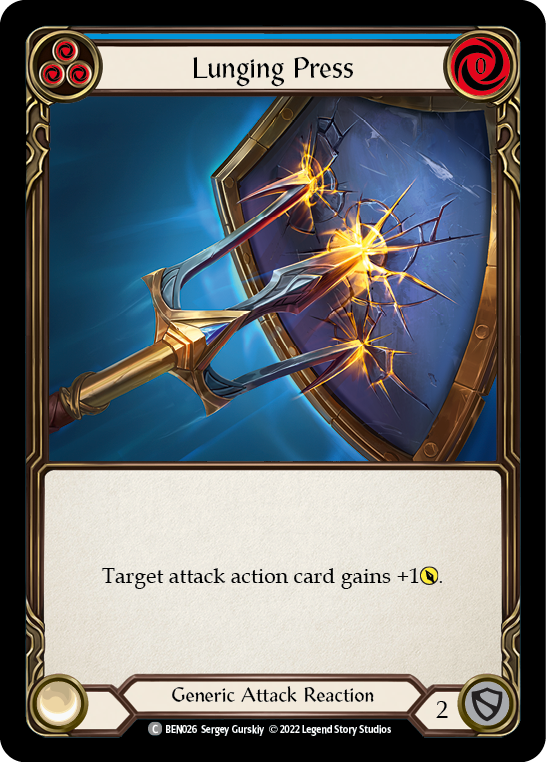 Lunging Press [BEN026] (Outsiders Benji Blitz Deck) | Devastation Store