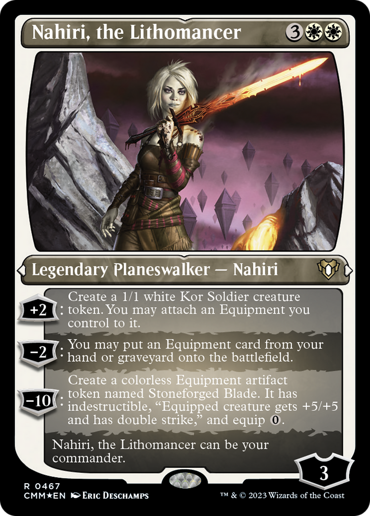 Nahiri, the Lithomancer (Foil Etched) [Commander Masters] | Devastation Store