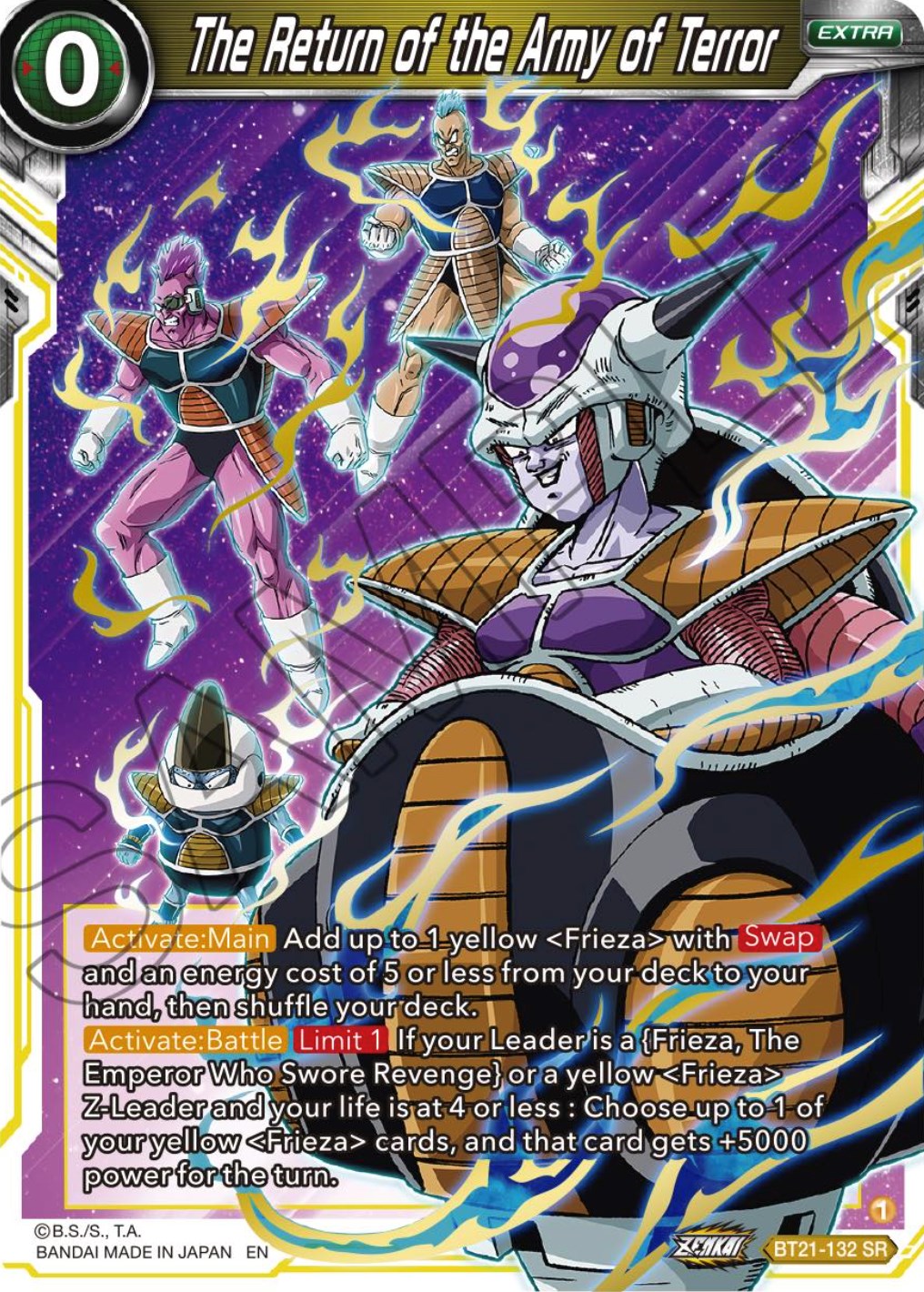 The Return of the Army of Terror (BT21-132) [Wild Resurgence] | Devastation Store