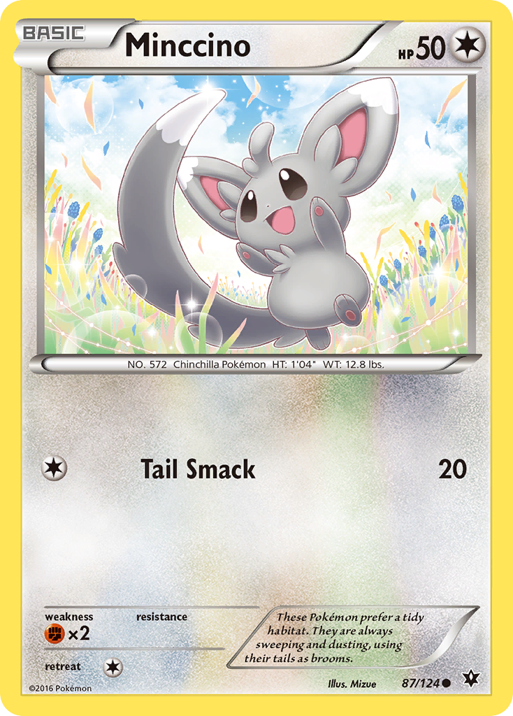 Minccino (87/124) [XY: Fates Collide] | Devastation Store