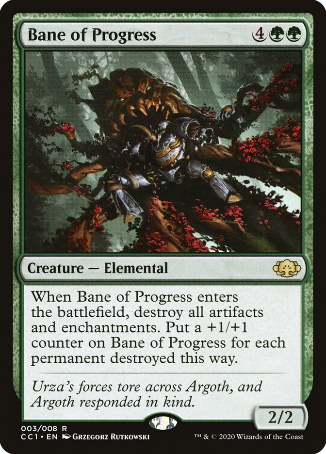 Bane of Progress [Commander Collection Green] | Devastation Store