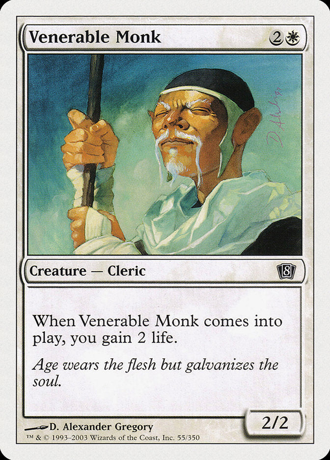 Venerable Monk [Eighth Edition] | Devastation Store