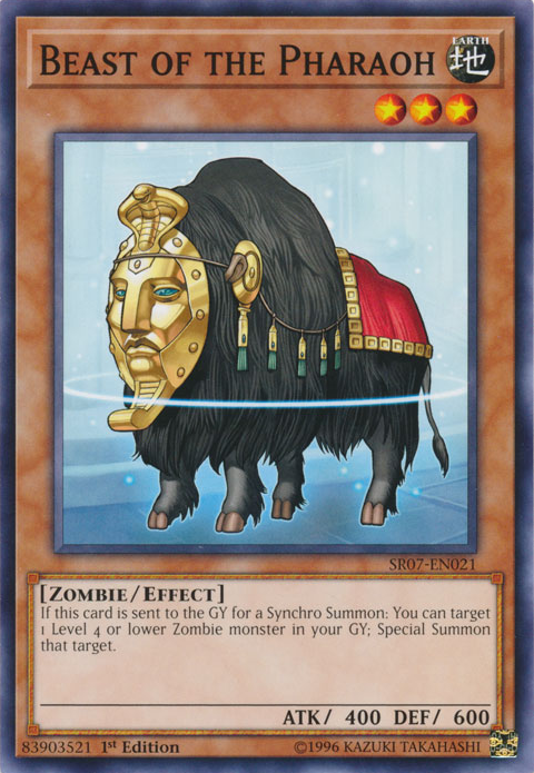 Beast of the Pharaoh [SR07-EN021] Common | Devastation Store